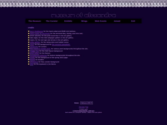 credits screenshot
