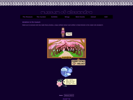 donations screenshot
