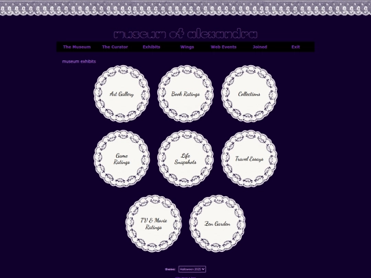 exhibits screenshot