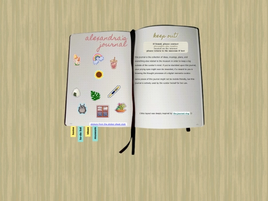 journal screenshot