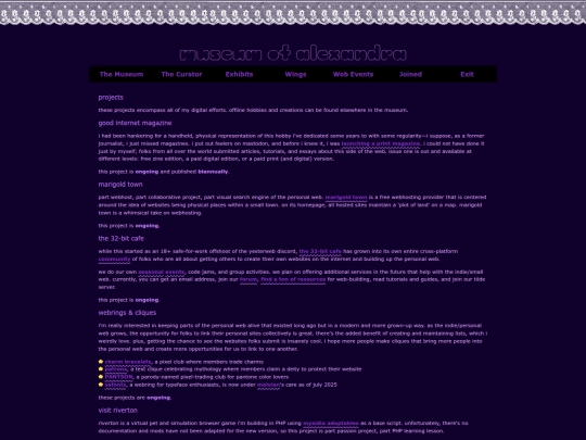 projects screenshot