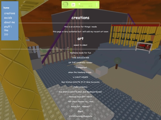 creations screenshot