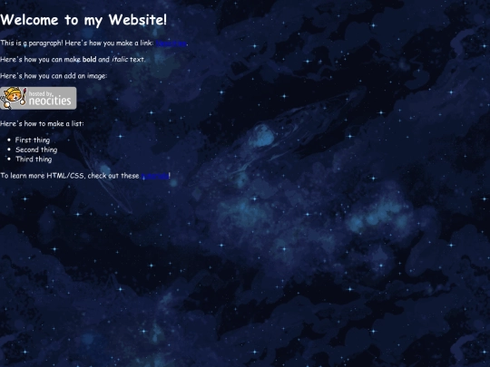 test screenshot