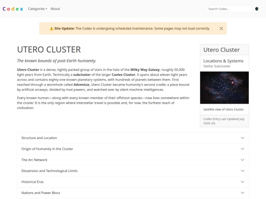 entries/utero-cluster screenshot