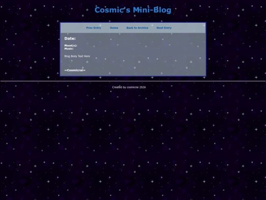 blog/blogtemplate screenshot