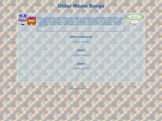 shrines/oldermemesongs screenshot