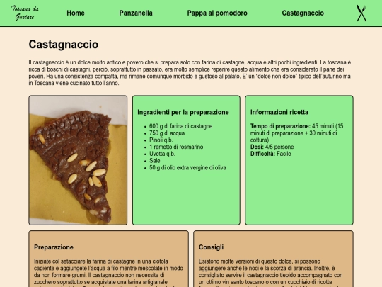 castagnaccio screenshot