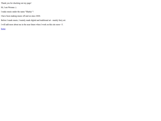 My page/Whatever screenshot