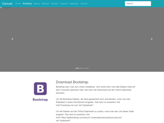 Bootstrap screenshot