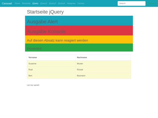 jQuery screenshot