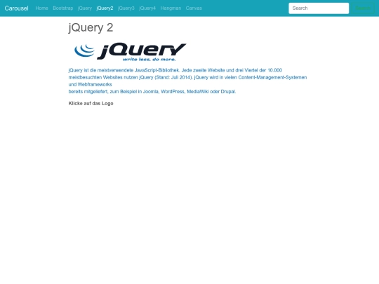 jQuery2 screenshot