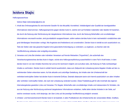 impressum screenshot