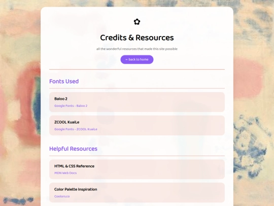 credits screenshot