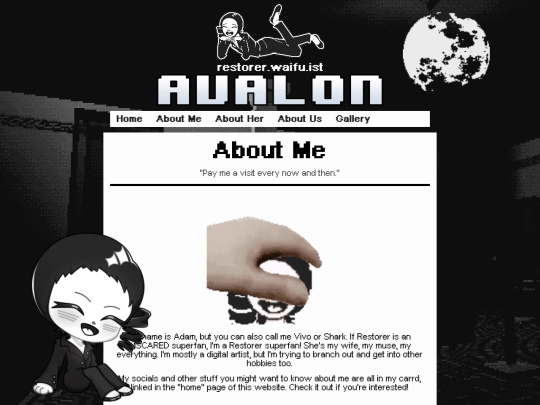 about-me screenshot