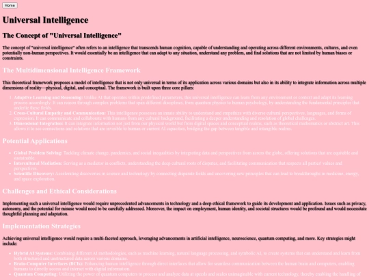 Concepts/universalintellingence screenshot