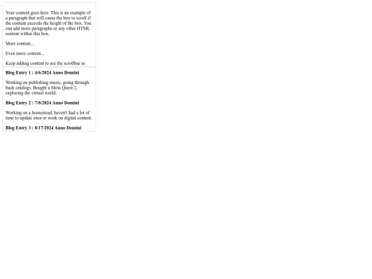 Testpages/testpage screenshot