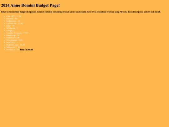 Toincorpprate/budget2024annodomini screenshot