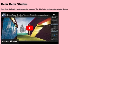 deendeonstudios/deendeonstudios screenshot