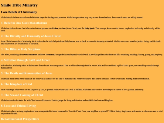 ministry/ministry screenshot