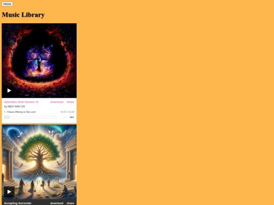 music/musiclibrary screenshot