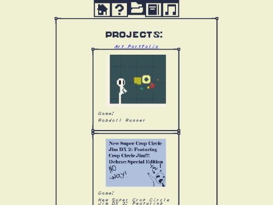 projects screenshot