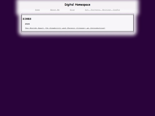 zinedirectory screenshot
