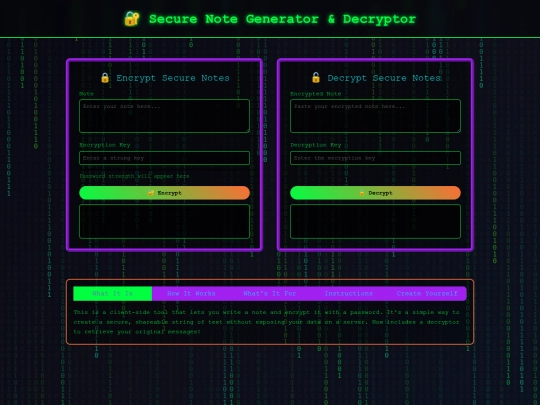 securenote screenshot