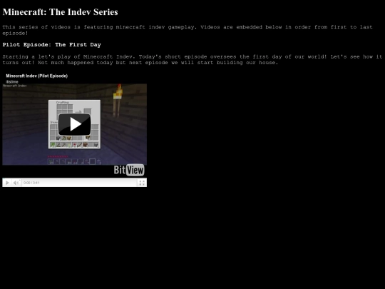 minecraft/theindevseries screenshot