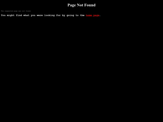 not_found screenshot