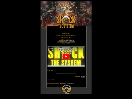 Layouts/Undisputed screenshot