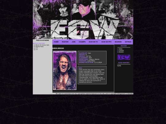 Roster/ChrisJericho screenshot