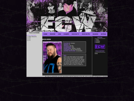 Roster/KevinOwens screenshot