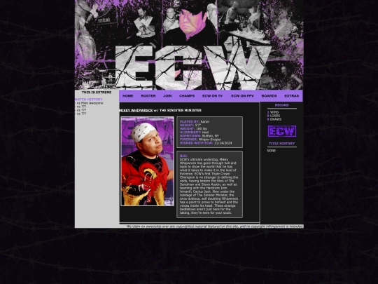 Roster/MikeyWhipwreck screenshot