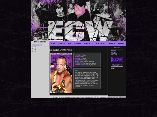 Roster/RVD screenshot