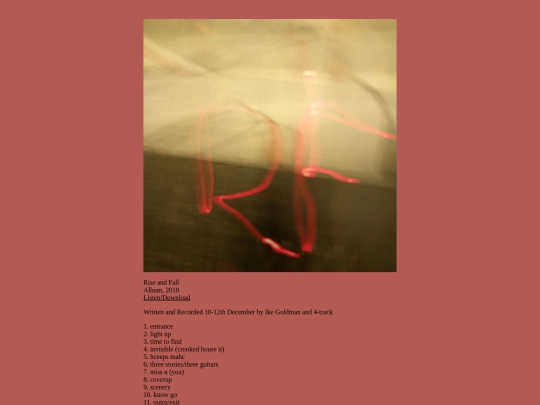 discography/riseandfall screenshot