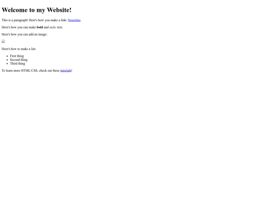 index screenshot