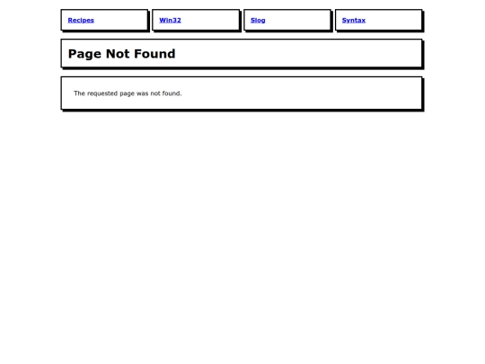 not_found screenshot