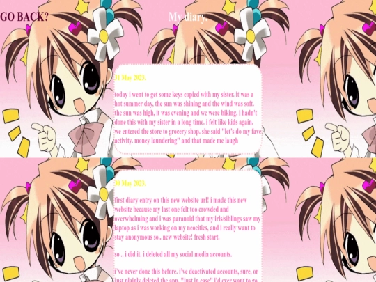 diary/may23 screenshot