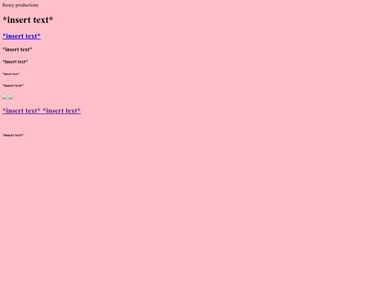 roseyproductions screenshot