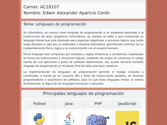 index screenshot