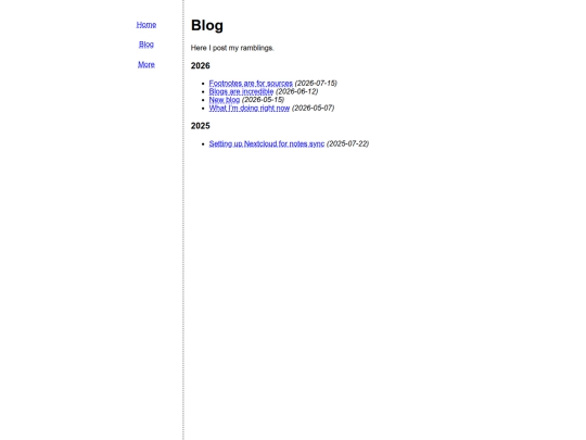 blog screenshot