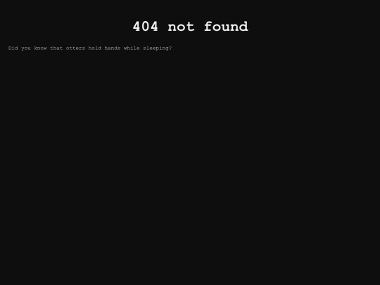 not_found screenshot