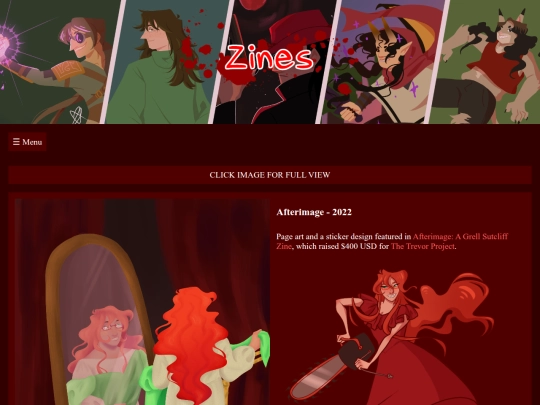 art/zine screenshot