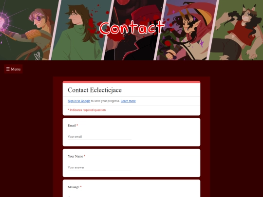 contact screenshot