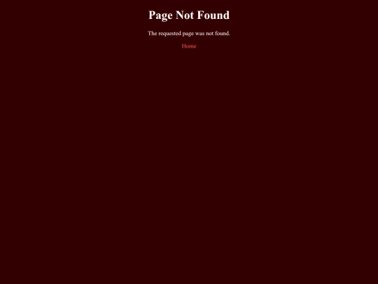 not_found screenshot