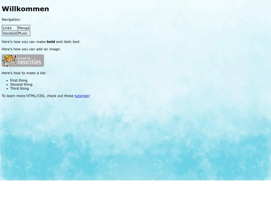 index screenshot