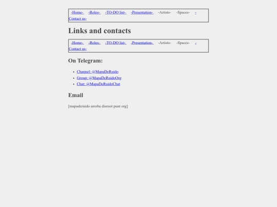 org/links screenshot
