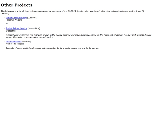 otherprojects screenshot