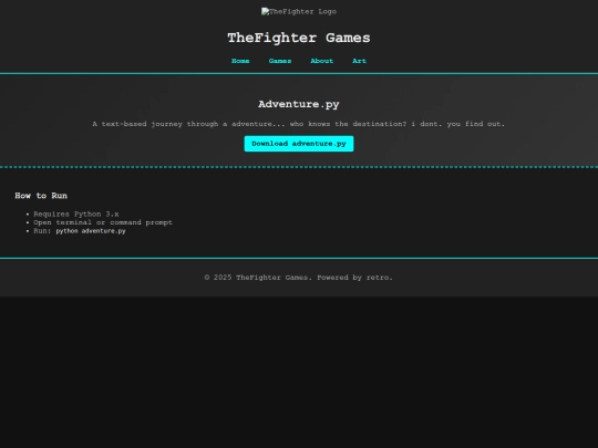adventure.py screenshot