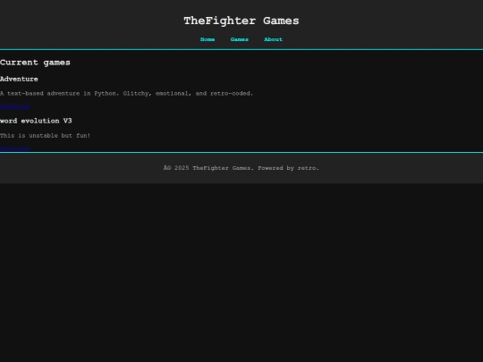 games screenshot